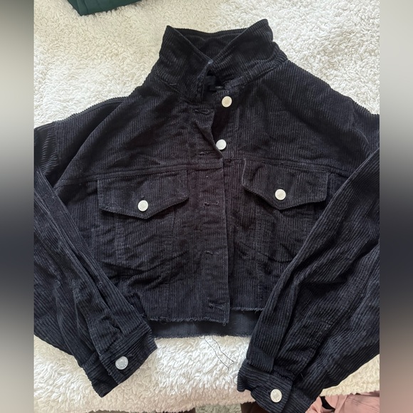Forever 21 Black Corduroy Jacket - Picture 1 of 2